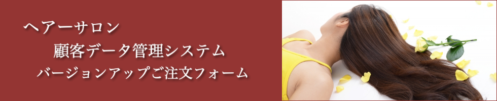 ヘアーソフトバージョンアップ注文フォーム